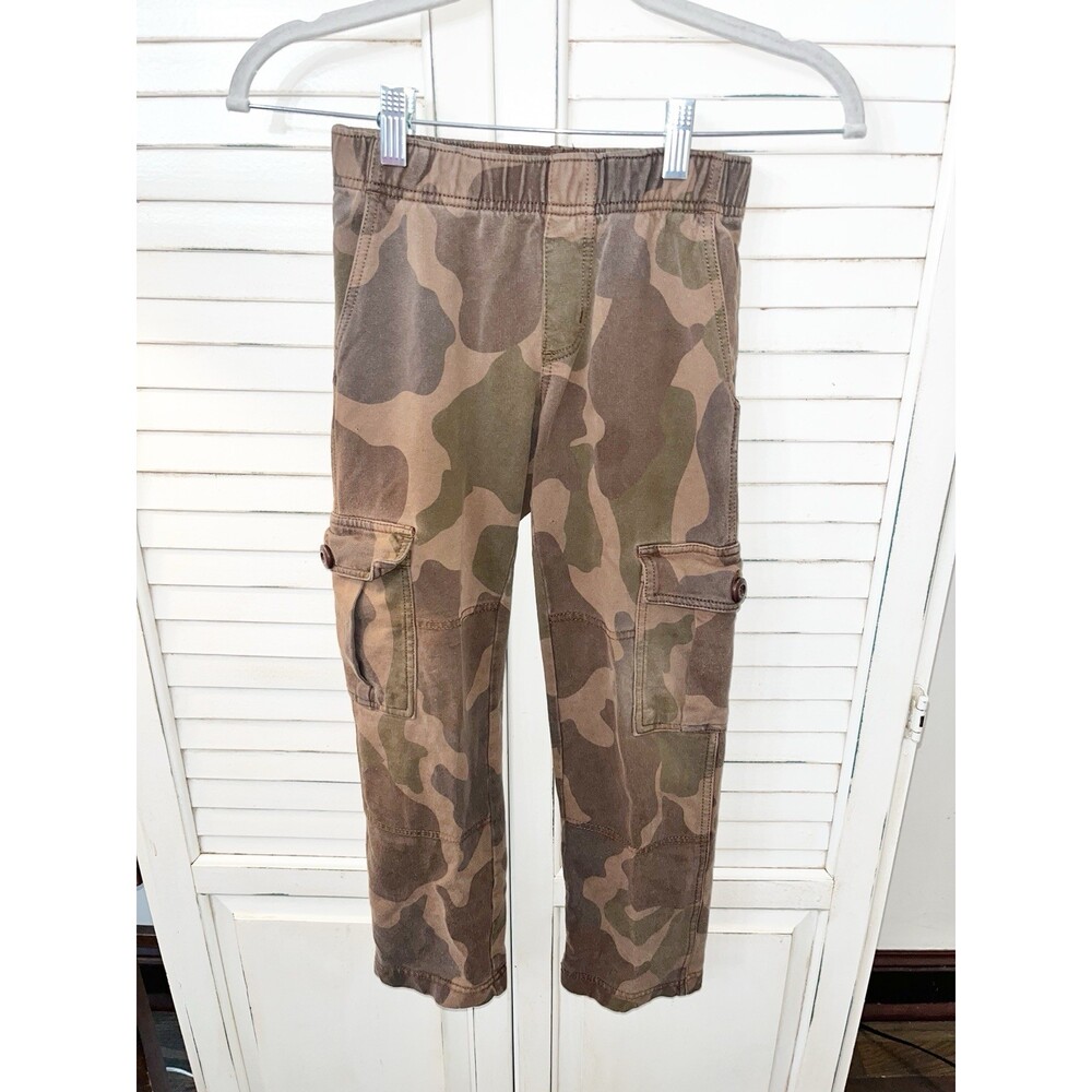 Tea Collection Sz 8 Camouflage French Terry Pockets Boys Pants